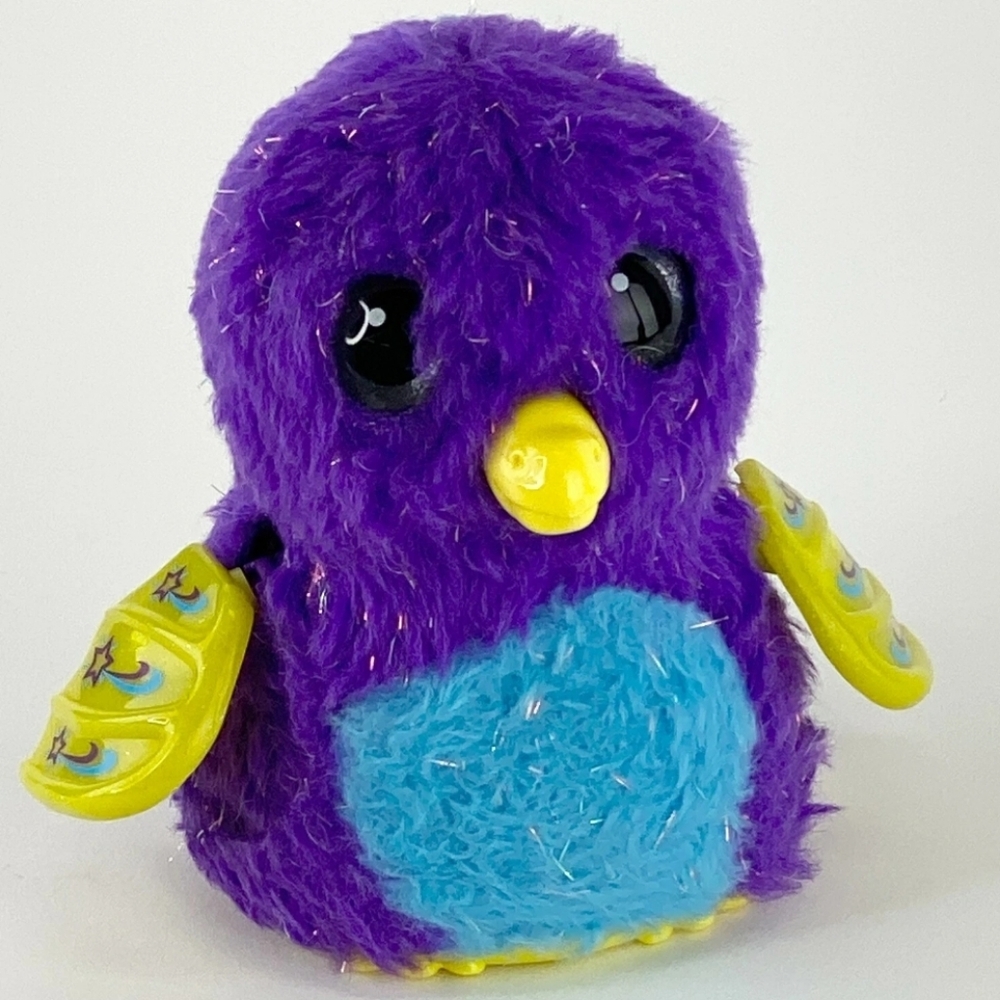Hatchimal Draggal Purple Teal Glitter Yellow Wings Spin Master Interactive Toy